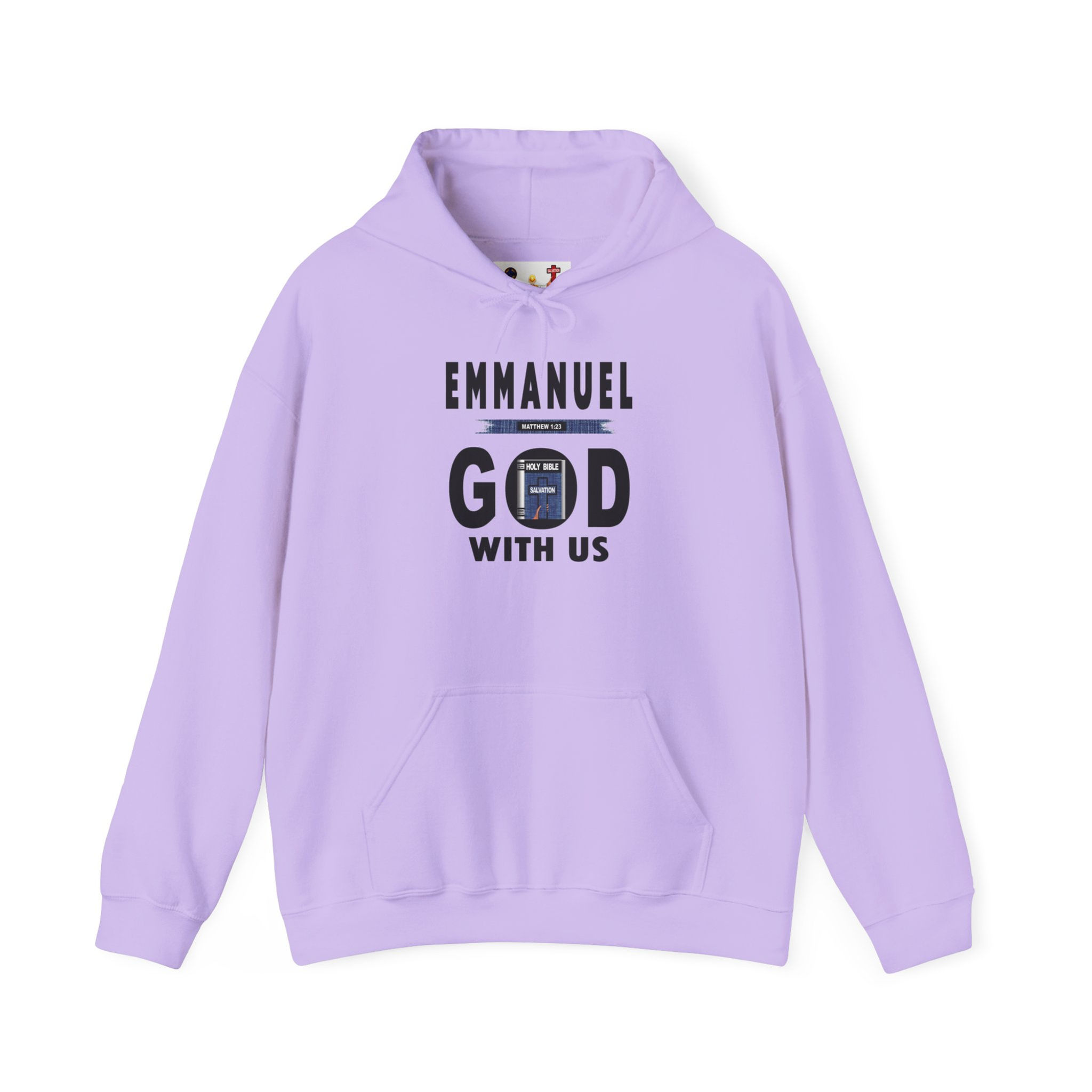Emmanuel Hoodie Faith-Based Christian Hoodie
