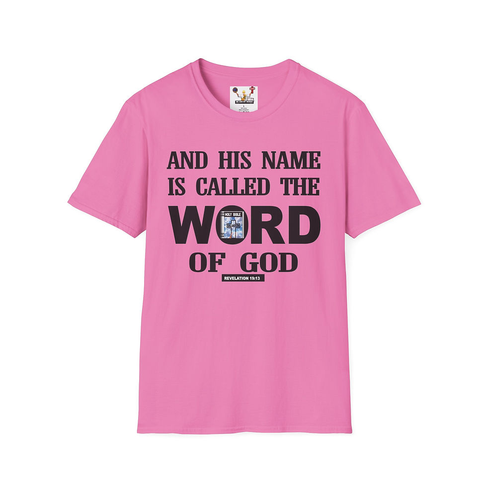 Thumbnail: The Word of God Christian T-Shirt  Christian Tee Faith Tee