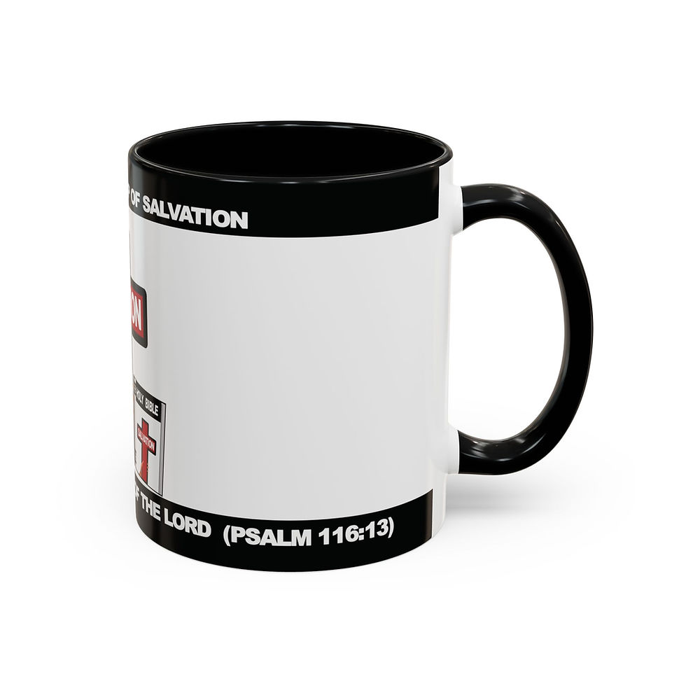 Thumbnail: Cup of Salvation Accent Mug Coffee Cup Faith Mug Religious Mug 