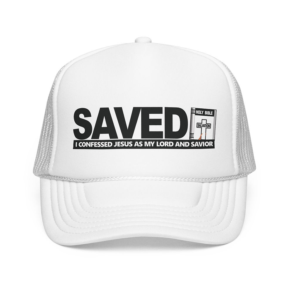 Thumbnail: Saved Trucker Hat Christian Mesh Cap
