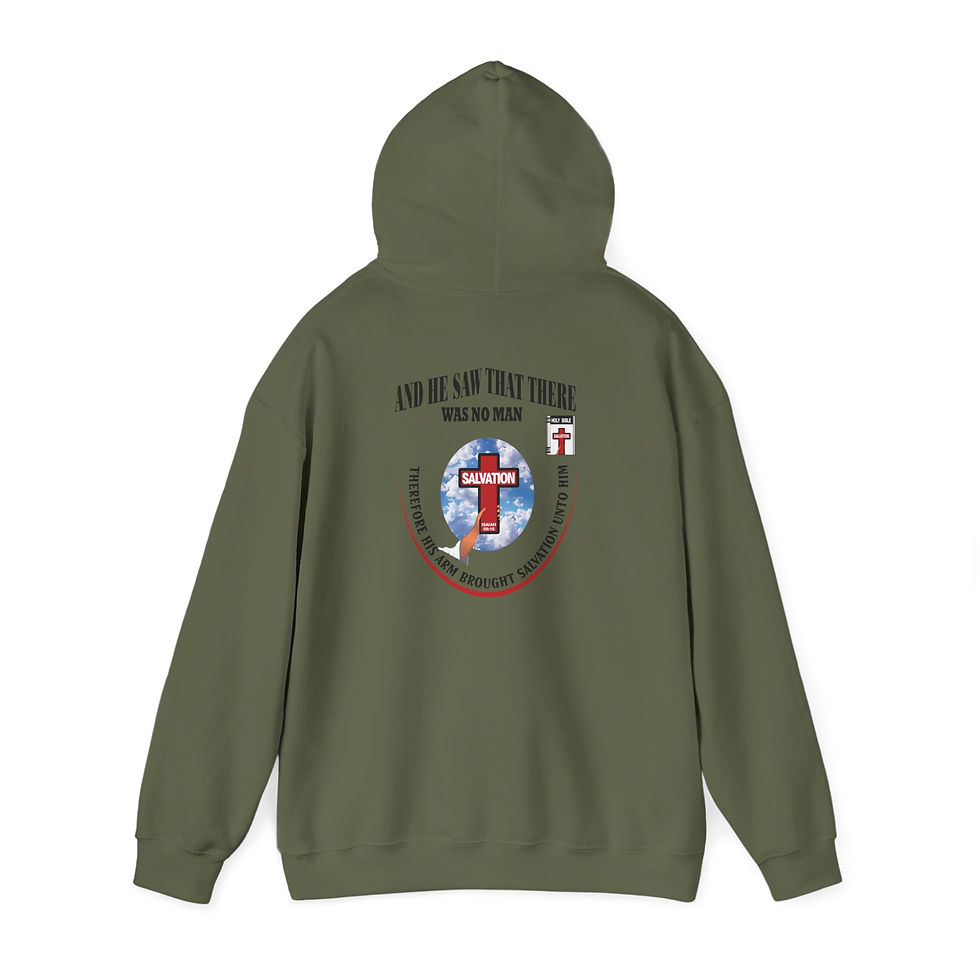 Thumbnail: His Arm Hoodie Christian Cross Hoodie Unisex Religious Hoodie