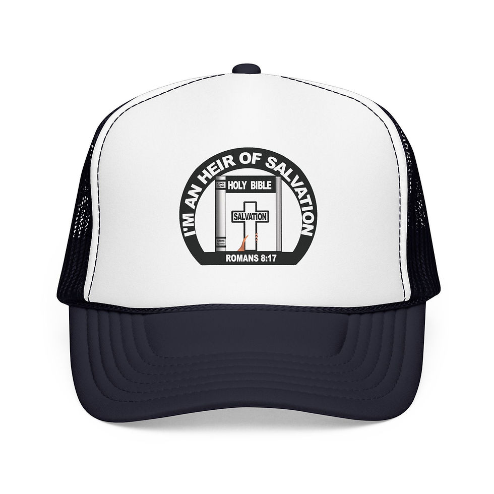 Thumbnail: Heir of Salvation Tucker Foamed Hat Christian Foam Cap Unisex Hat