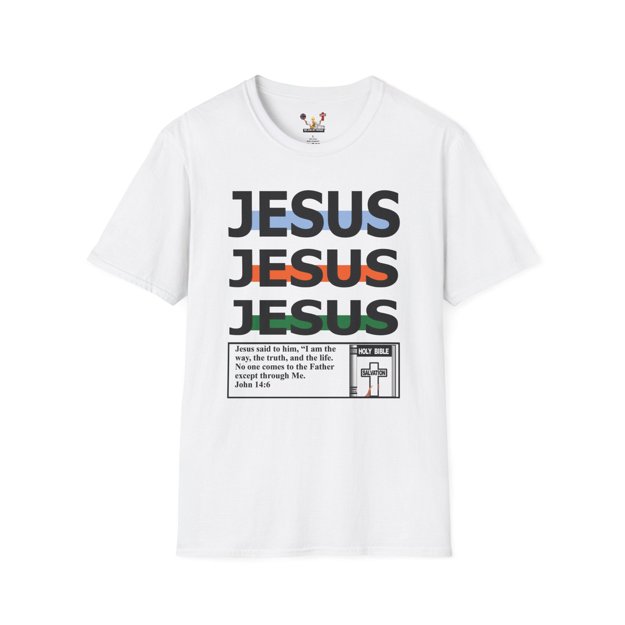 Jesus Jesus Jesus Faith T‑Shirt Bold Graphic Tee