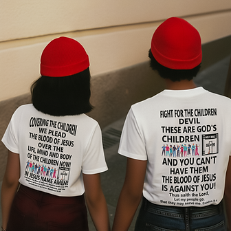 back-view-tee-mockup-of-an-ai-generated-couple-wearing-matching-outfits-and-holding-hands-