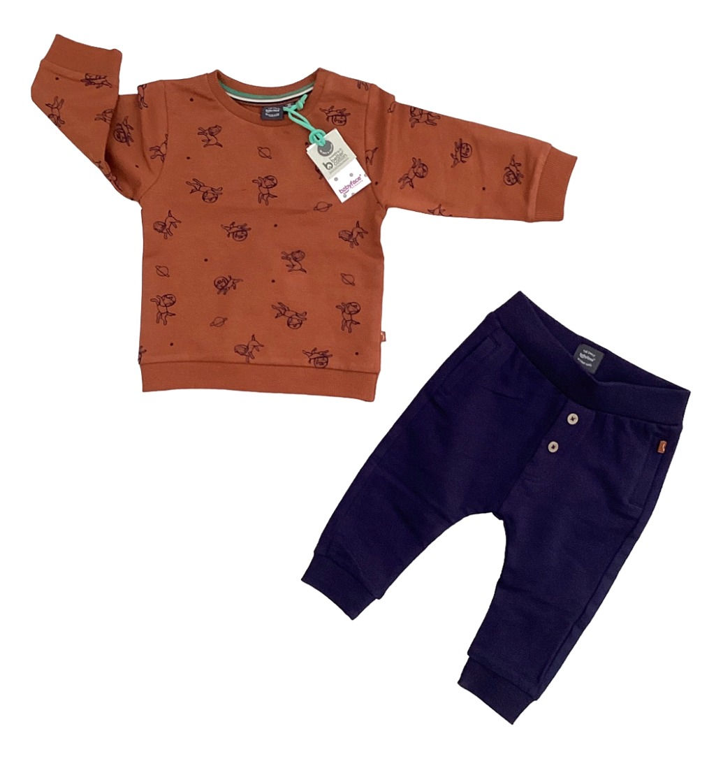 Βρεφικό σετ babyface μπλούζα παντελόνι για αγόρια