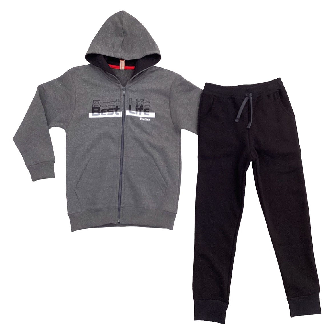 Παιδικό σετ φόρμας φούτερ με ζακέτα για αγόρια