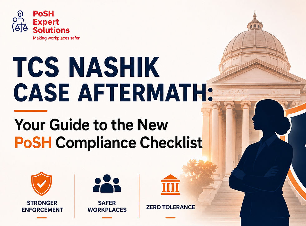 TCS Nashik Case Aftermath: Your Guide to the New PoSH Compliance Checklist (May 2026)