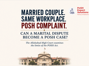 Can the POSH Act Be Used in a Marital Dispute? Allahabad High Court Stays Disciplinary Action Against Husband