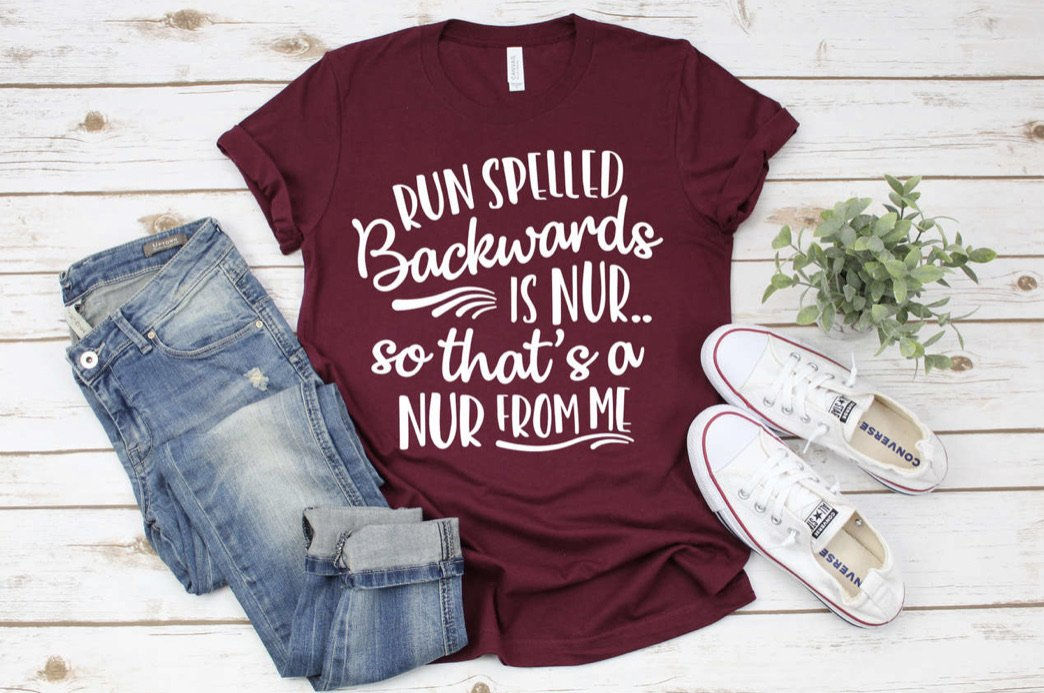 Run Spelled Backwards