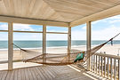 Screened porch with hammock facing the beach, Murrells Inlet real estate photos