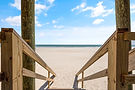Private beach walkway, Murrells Inlet real estate photography
