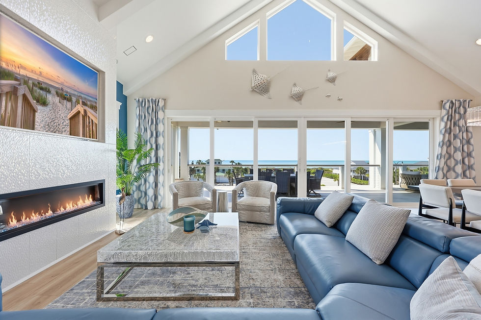 Great room with ocean views, North Myrtle Beach real estate photos
