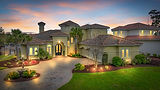 Grande Dunes home at twilight, Myrtle Beach real estate photography