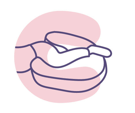 Thumbnail: CUB (Comfortable Upright Birth) Stool Rental