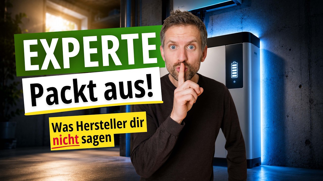 Heimspeicher kaufen 2026: Experte Dr. Johannes Weniger – auf YouTube ansehen