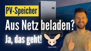 Speicher aus dem Netz beladen mit Fenecon FEMS: So funktioniert es