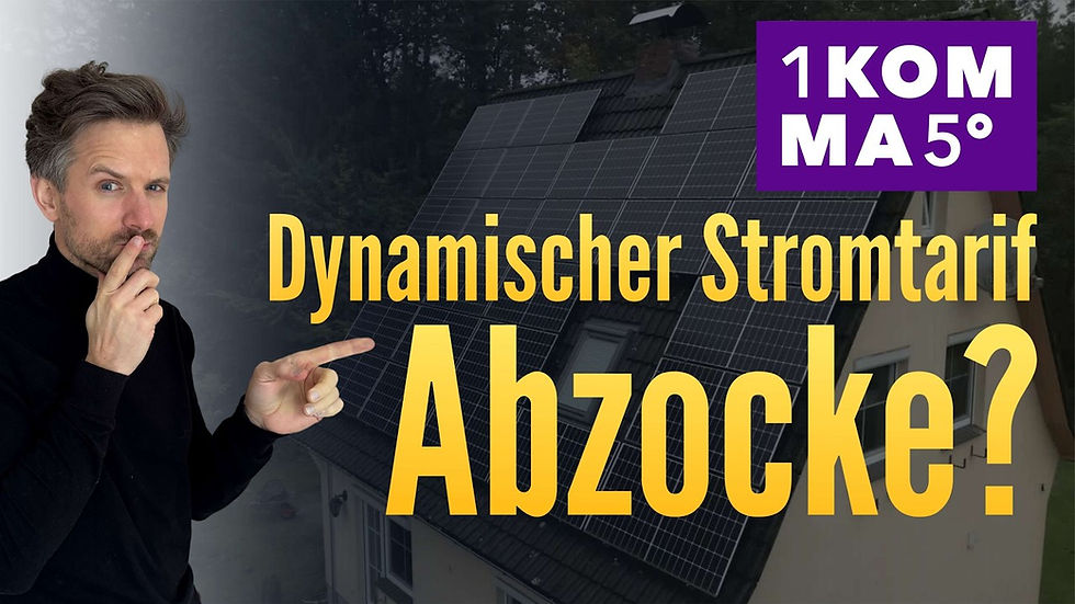 Das sagt 1KOMMA5° zu meinen 105 EUR Einsparungen nach 1 Jahr mit Dynamischem Tarif
