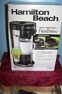 Thumbnail: Hamilton Beach Flex Brew Single Serve Plus Deluxe Coffee MAKER 49995R