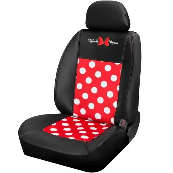 Thumbnail: Disney's Minnie Mouse / Plasticolor Sideless Seat Cover with Cargo Pocket
