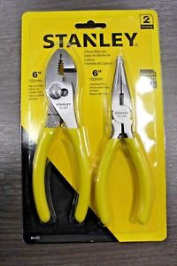 Thumbnail: Stanley 2 pieces Pliers Set