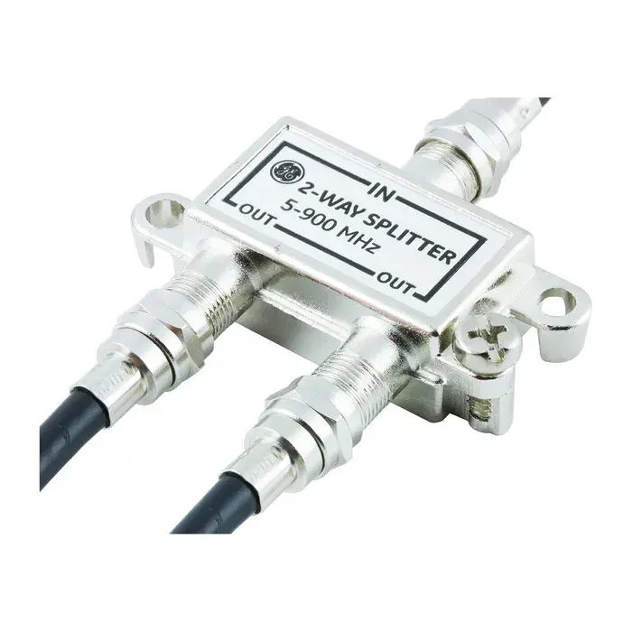Thumbnail: General Electric 2 Way Cable Signal Splitter F Type Connectors AV23218