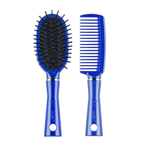 Thumbnail: Conair Brush and Comb Set Detangle and Style