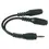 Thumbnail: RCA 3 inches Single 3.5mm Male to Double RCA Female Stereo Headphone Y Adapter