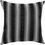 Thumbnail: Zig Zag Black and White Stripe 18 inches by 18 inches Decorative Throw Pillow
