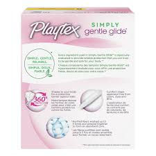 Thumbnail: Playtex Simply Gentle Glide Tampons 20 Unscented Regular Absorbency