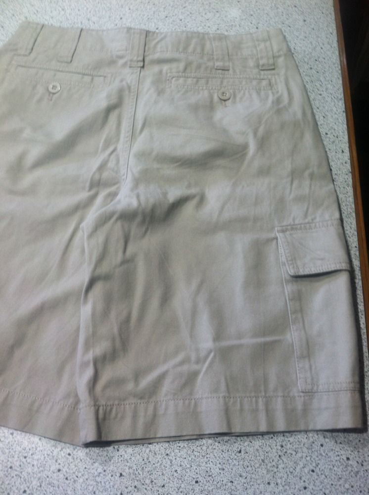 Thumbnail: Open Trails 6 Pocket Cargo Shorts, Beige Khaki Tan Size 40