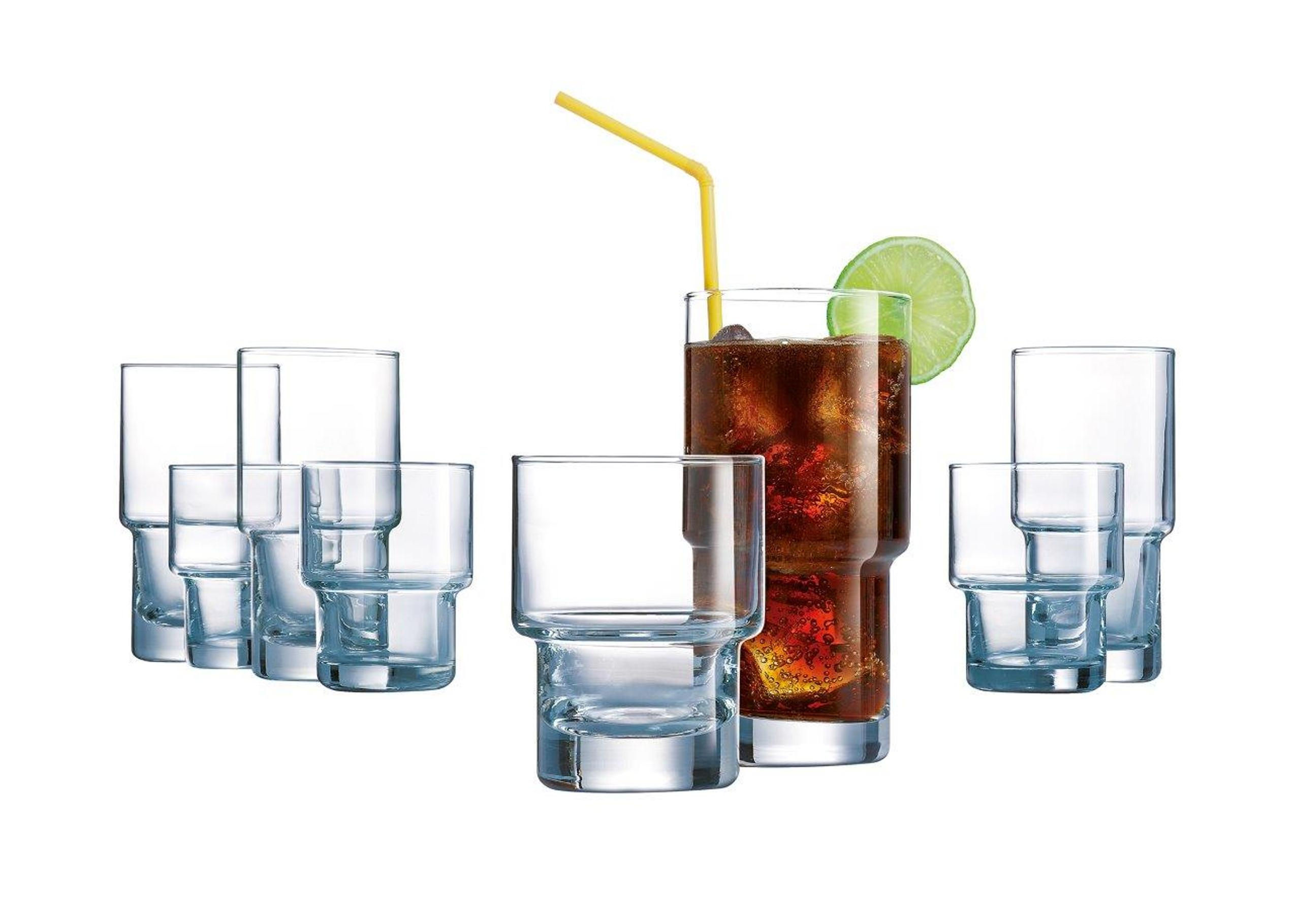 Luminarc Drink BERGEN Stackable Coolers + On the Rocks J4580