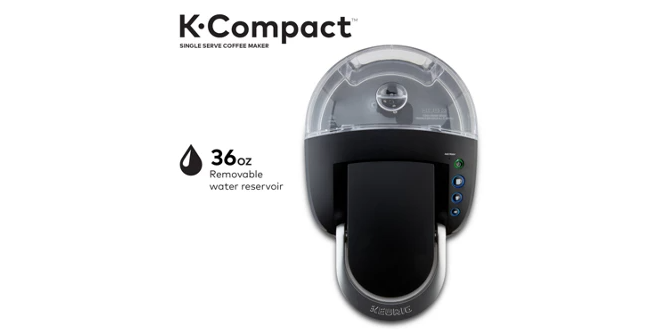 Thumbnail: Keurig Black K Compact Brewer Single Serve Coffee Maker
