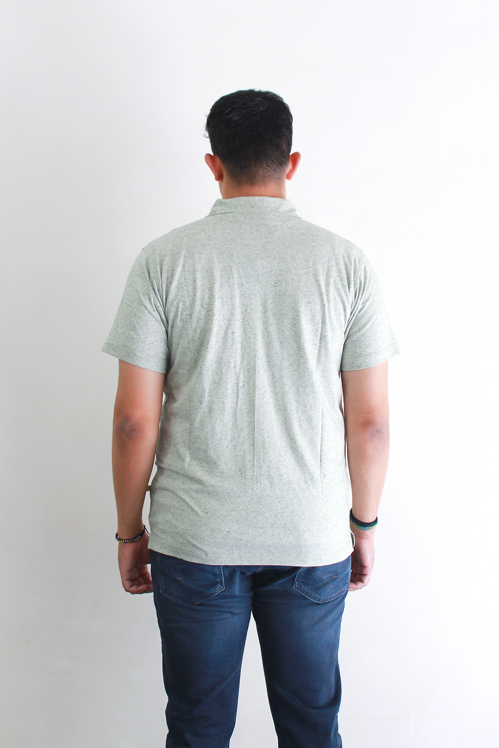 Thumbnail: Front Open Mint Melange T-Shirt
