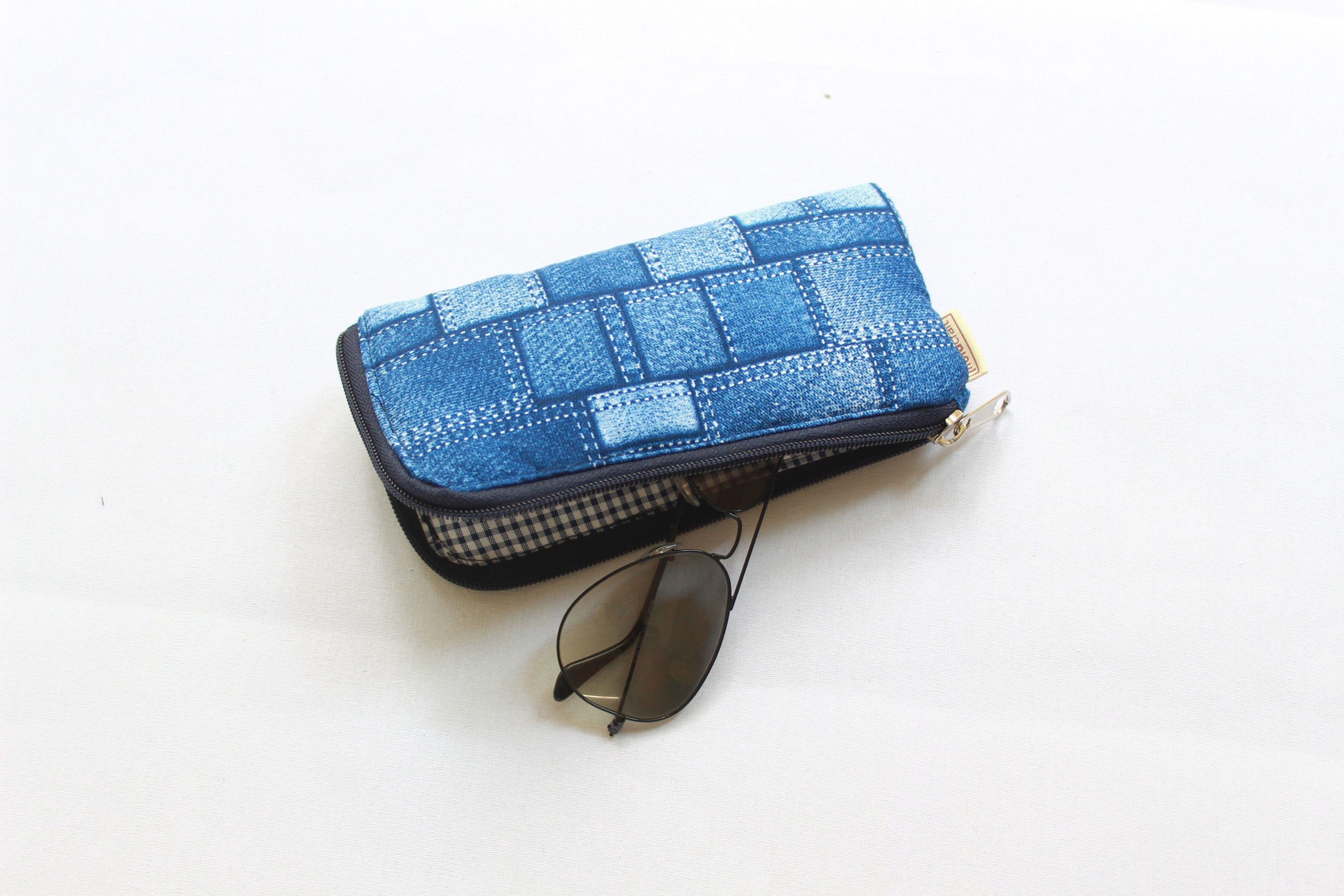 Blue Eyewear Pouch