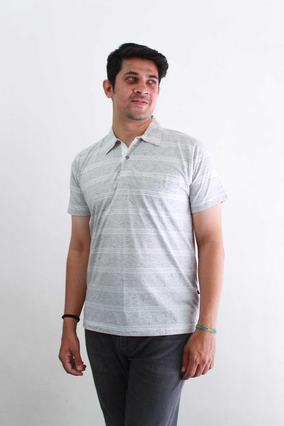 Thumbnail: Riviera Grey Collar T-Shirt