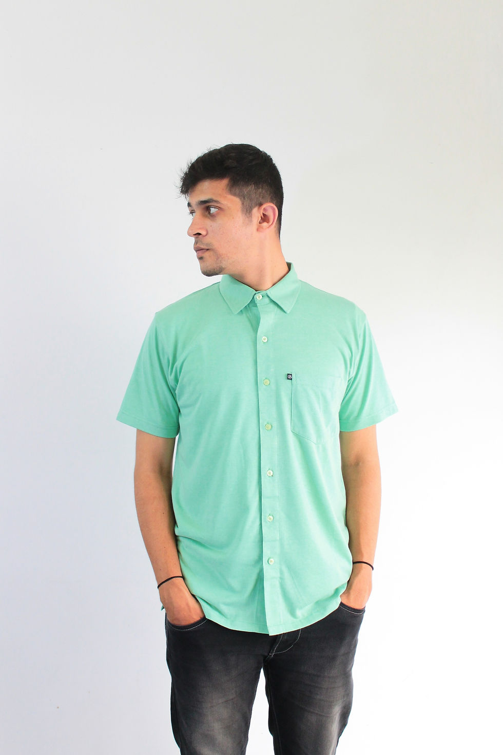 Thumbnail: Front Open T-Shirt Mint