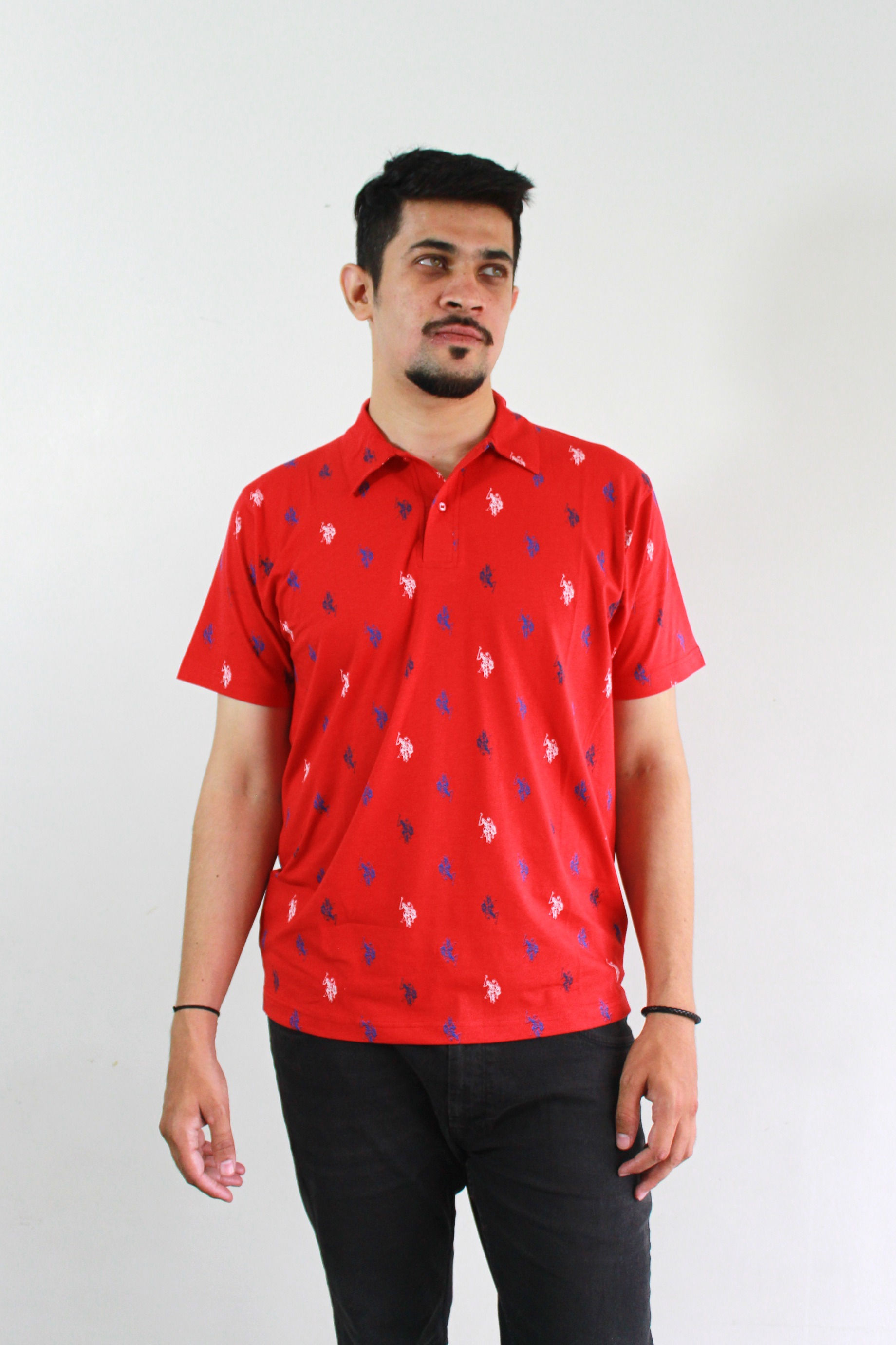 Polo Lycra Collar T-Shirt