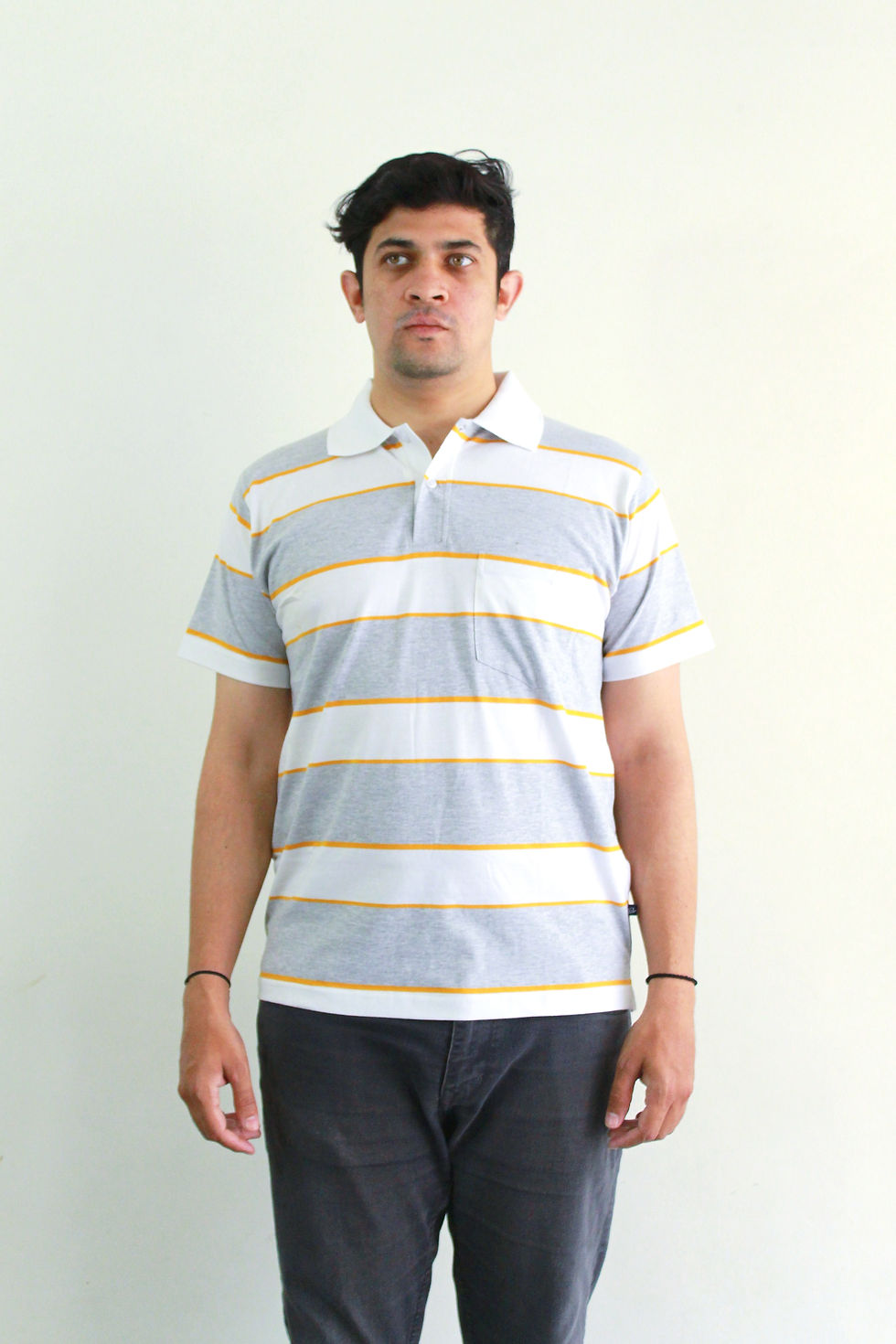 Stripes Collar T-Shirt