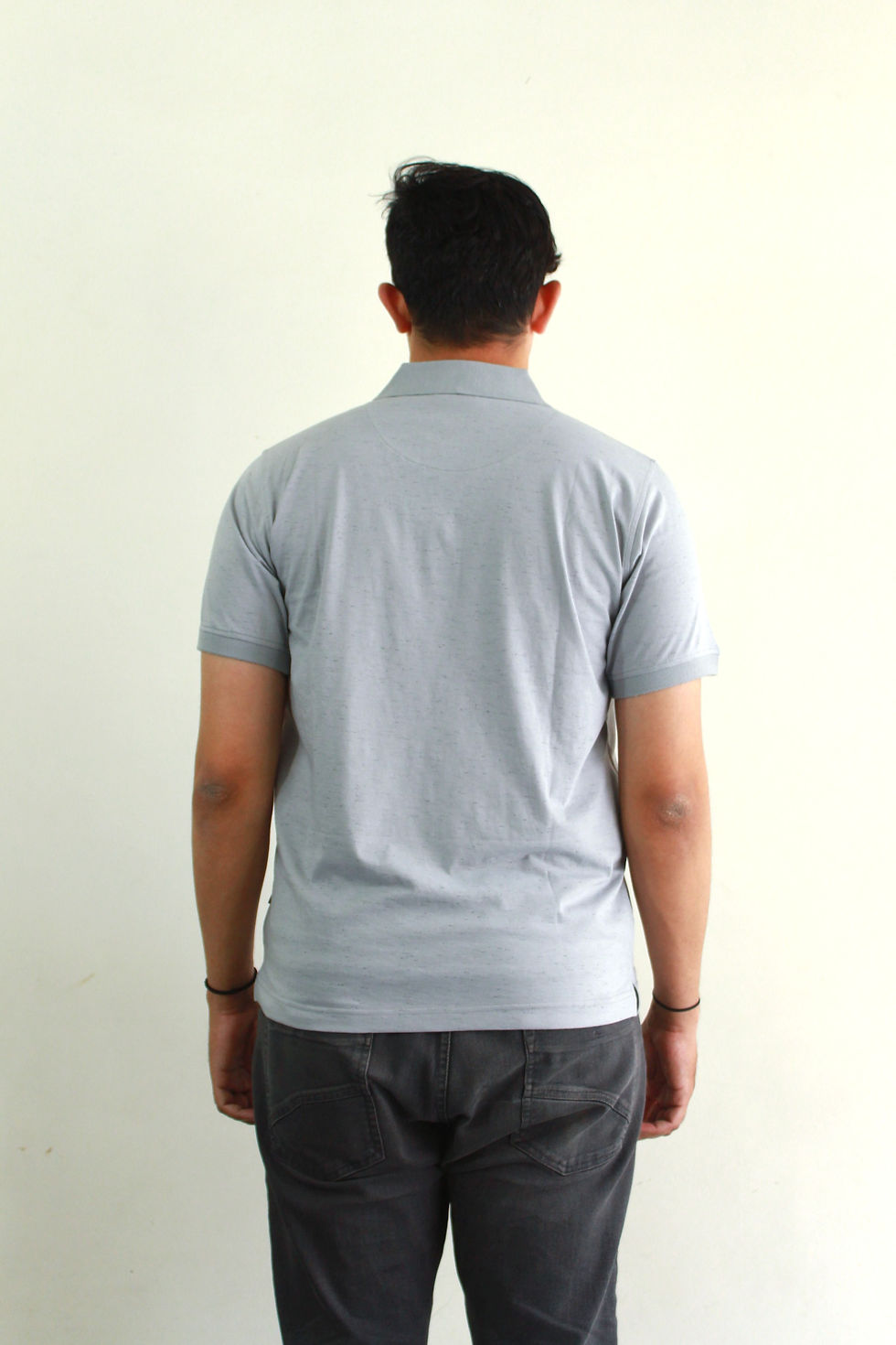 Thumbnail: Mélange Collar T-Shirt