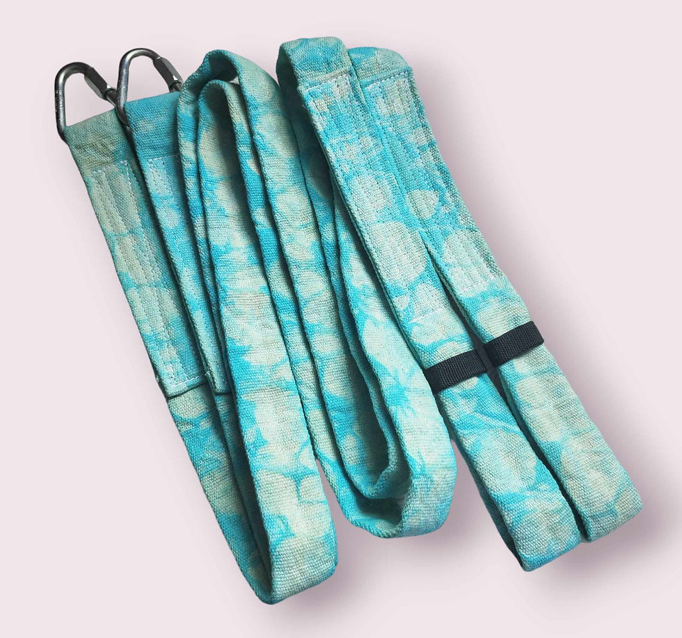 Straps blue_white tie dye