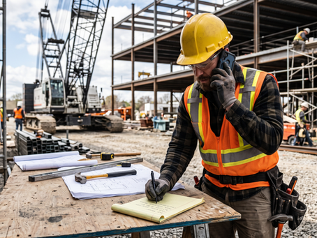 Contractor on job site — SEO basics for contractors and small businesses in New Jersey