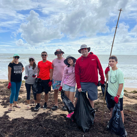 The Coral Nursery cleans 2,000 lbs. of trash on local beach!