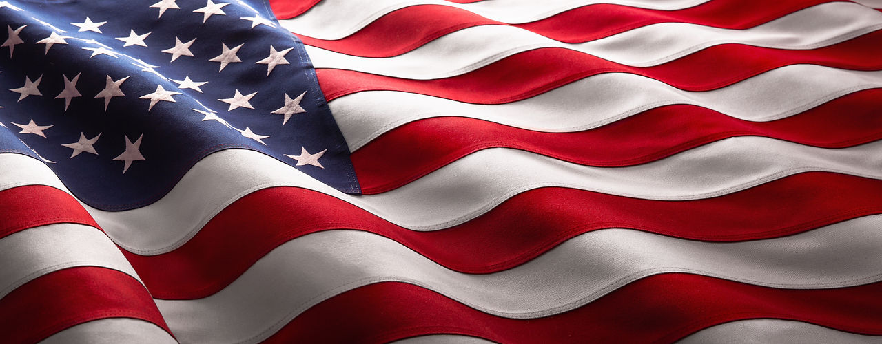 American stars and stripes flag