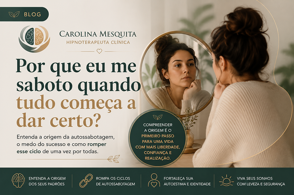 Por que eu me saboto quando tudo começa a dar certo? Entenda a origem da autossabotagem