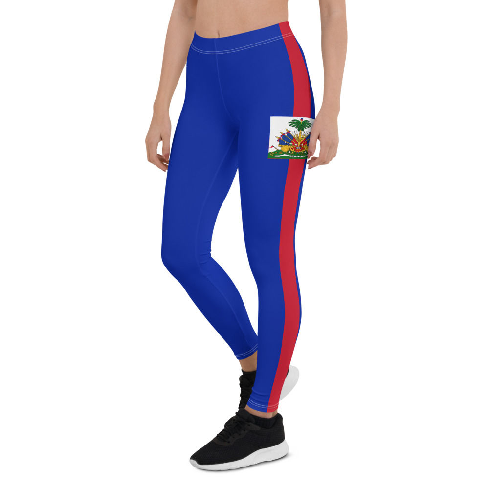 Haiti Flag Leggings