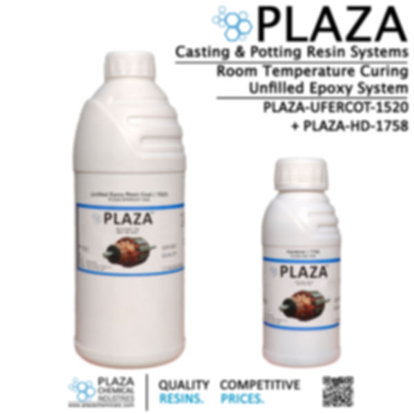 PLAZA® | Room Temperature Curing, Unfilled Epoxy System | 1520(1 Kg)/1758(.1Kg))