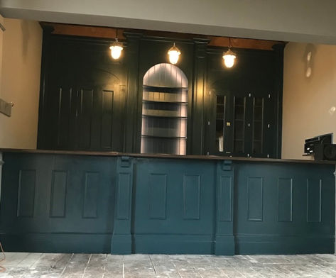 Handmade bar area for a kitchen in Eastbourne