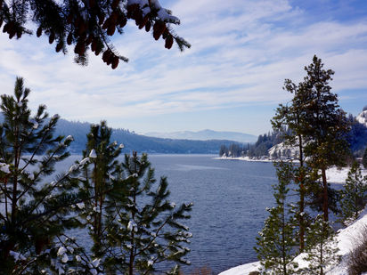 Higgens Point, on Lake Coeur d'Alene Idaho