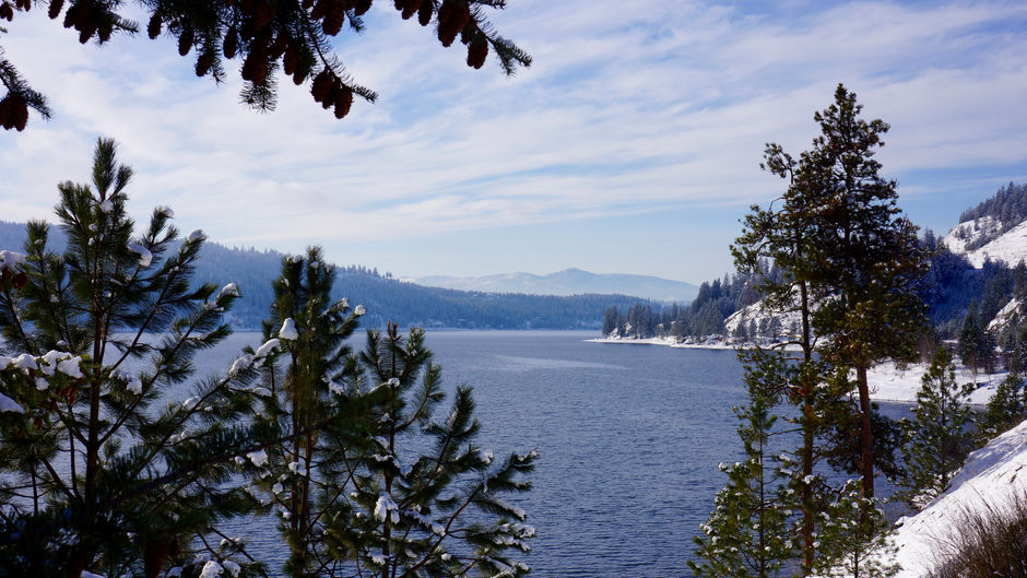 Higgens Point, on Lake Coeur d'Alene Idaho