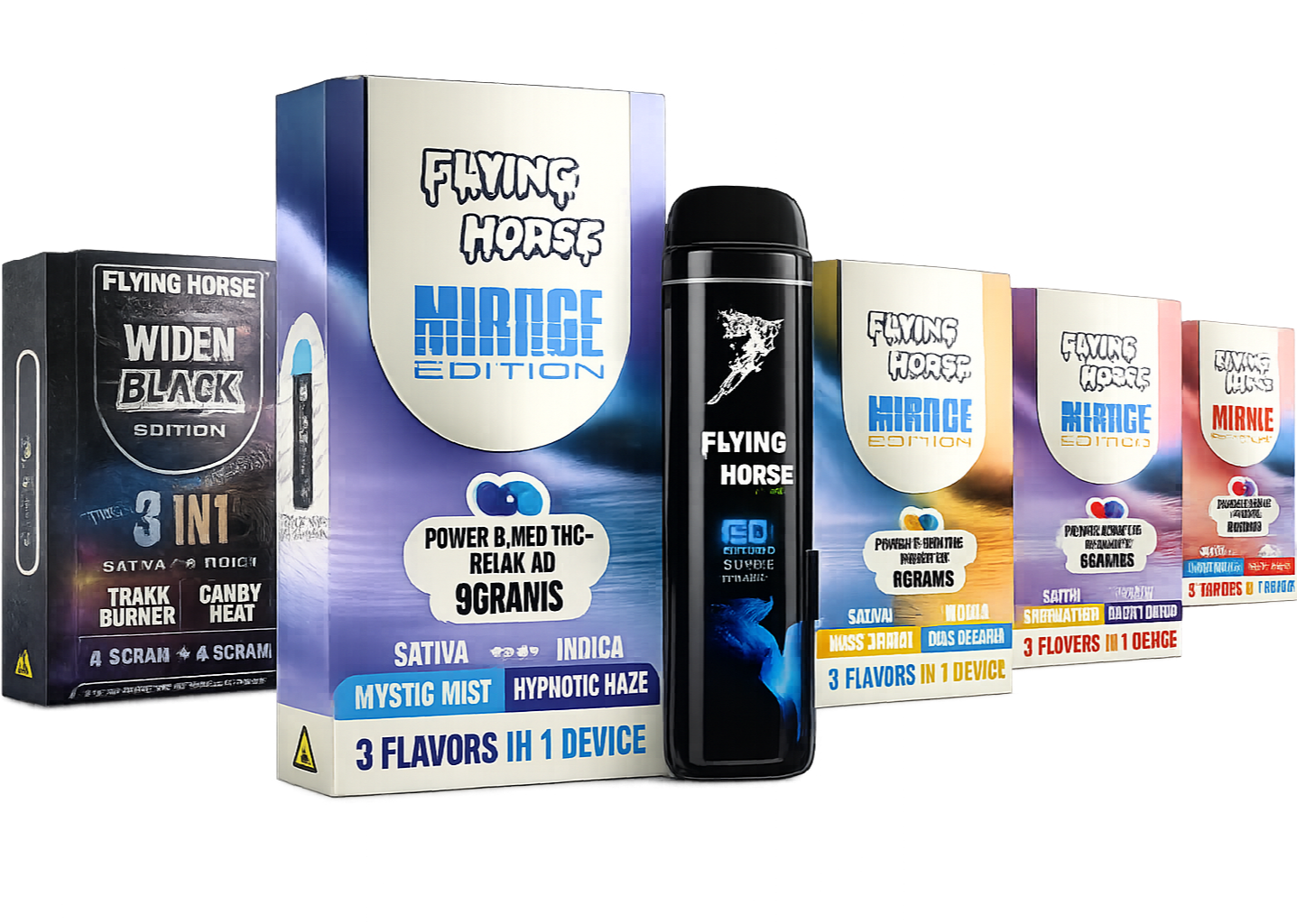 FLYING HORSE 9 GRAM 3 IN ONE MIRAGE EDITION   